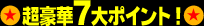 豪華7大ポイント