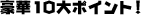 豪華10大ポイント!