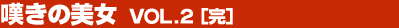 �Q���̔��� Vol.2�i���j